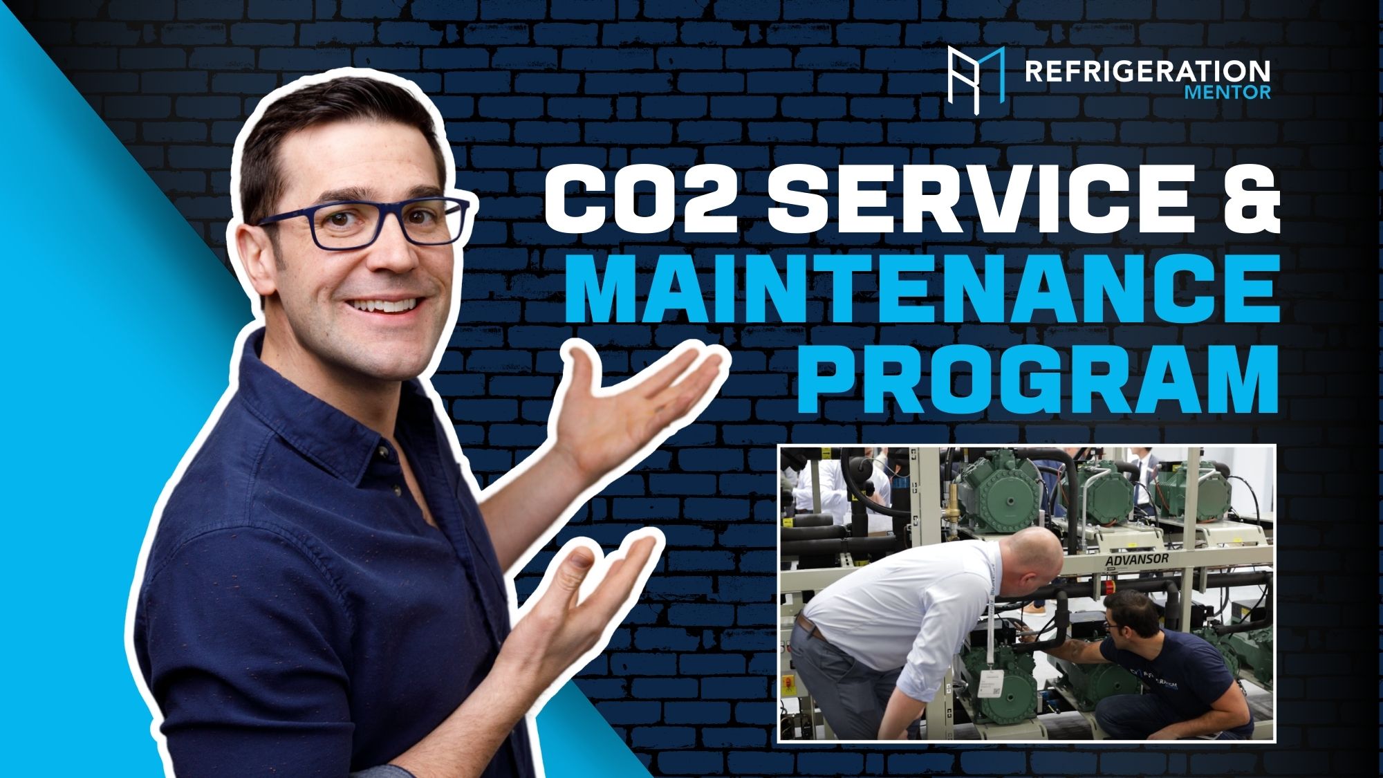 Diagram showing CO2 service maintenance program details