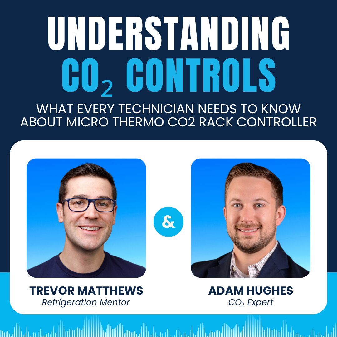 Diagram explaining CO2 controls by Adam Hughes for refrigeration systems