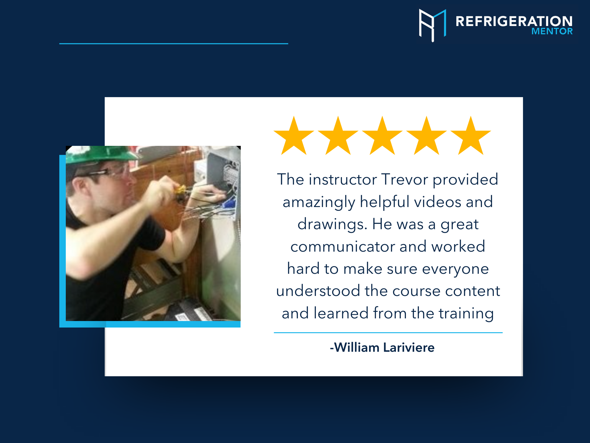 Refrigeration Mentor Review Testimonial 1